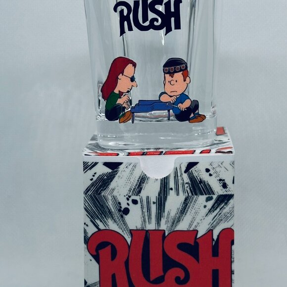 PEANUTS Characters/ROCK BANDS Mashup Shot Glass/Matching Box, Unique Gift! - Picture 9 of 14